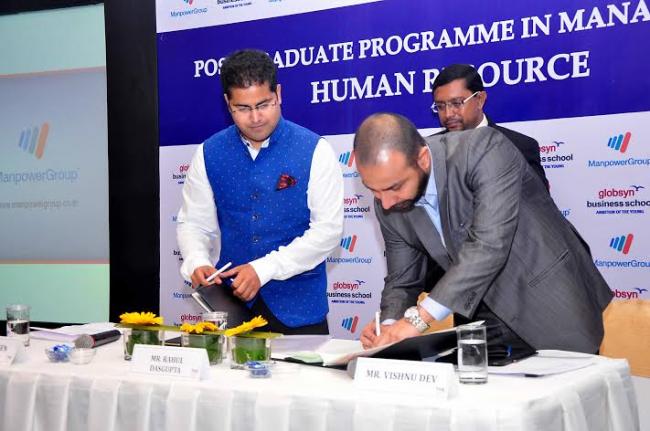 Globsyn Business School ties up with Global HR Leader ManpowerGroup for 2-year PG Programme