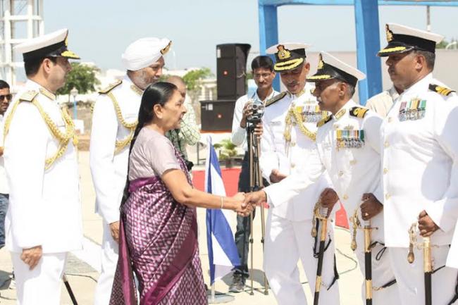 Naval Base at Porbandar Commissioned as INS Sardar Patel by Gujarat CM 