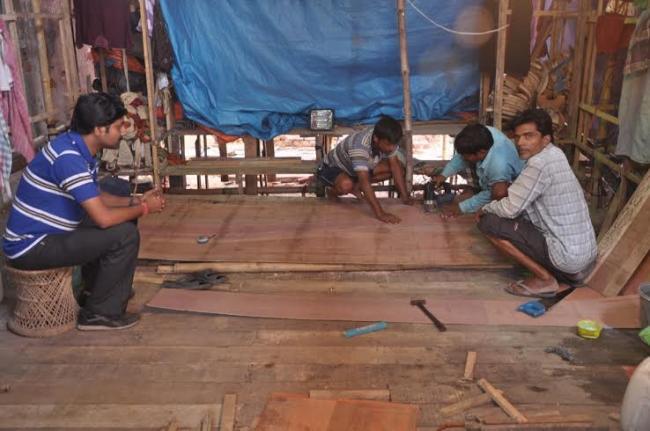 Bhowanipur 75 Palli Sarbojanin Durgotsav gears up for the festive season with  'Juta Abishkar' theme