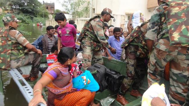 Army continues flood relief operations 