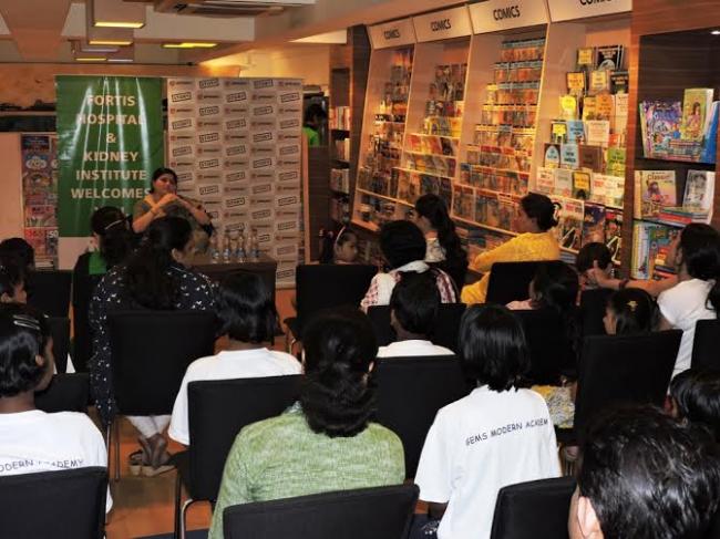 Story initiates interaction on healthy lifestyle 