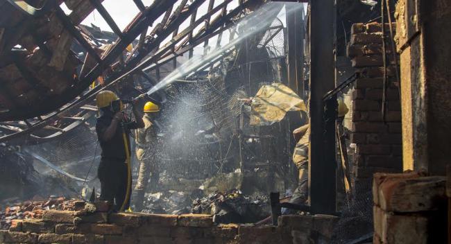 Fire guts part of Kolkata's iconic New Market