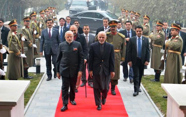  Narendra Modi arrives at Kabul