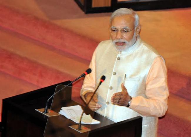 Modi addresses SL Parliament