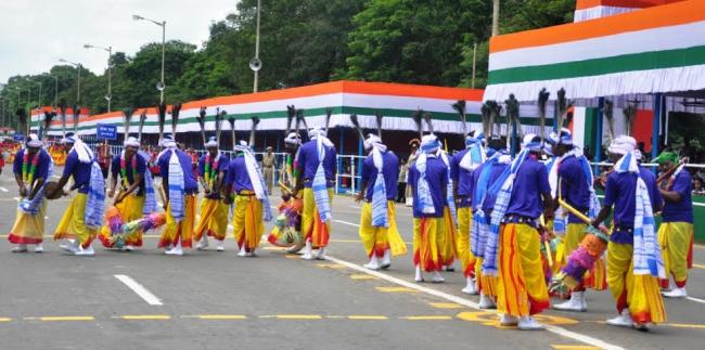 I-day rehearsal in Kolkata