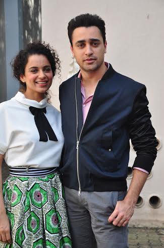 Imran, Kangana busy promoting Katti Batti