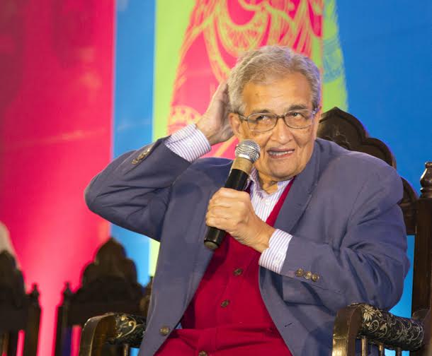 Amartya Sen participates in Kolkata Literature Festival