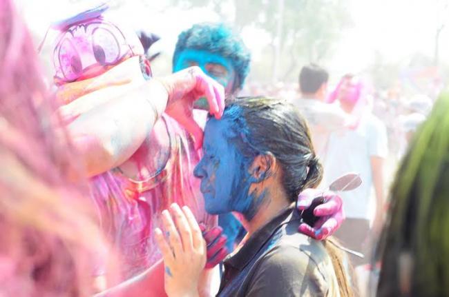 Kolkata's PC Chandra Gardens celebrates Holi