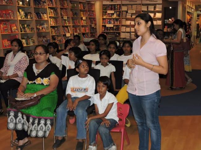 Story initiates interaction on healthy lifestyle 