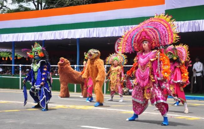 I-day rehearsal in Kolkata