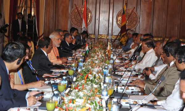 Modi arrives at Bandaranaike International Airport