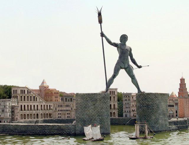 Statue in Baahubali inspired by Colossus of Rhodes