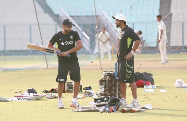 Indian team practice in Kolkata