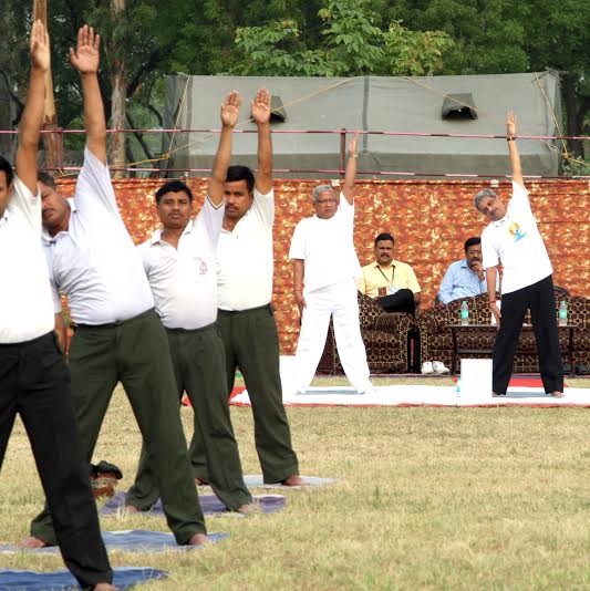 PM Modi, ministers observe World Yoga Day 