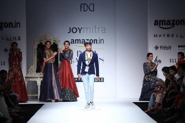 Amazon India Fashion Week: Joy Mitra showcases his couture