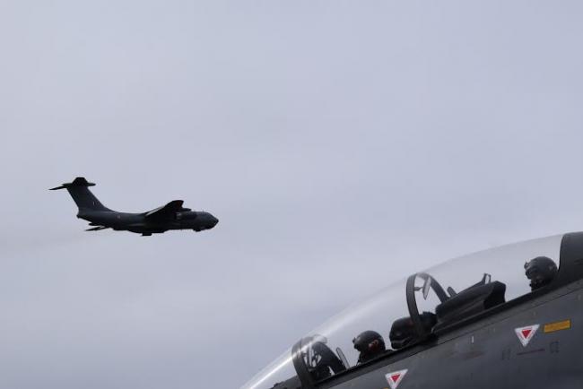 Indian Air Force IL 78 takes off