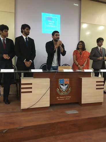 Prateik Babbar at opening ceremony of St Xaviers College fest Malhar