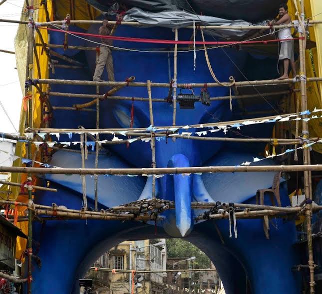 Bhowanipur 75 Palli Sarbojanin Durgotsav to woo pandal hoppers with 45 feet elephant