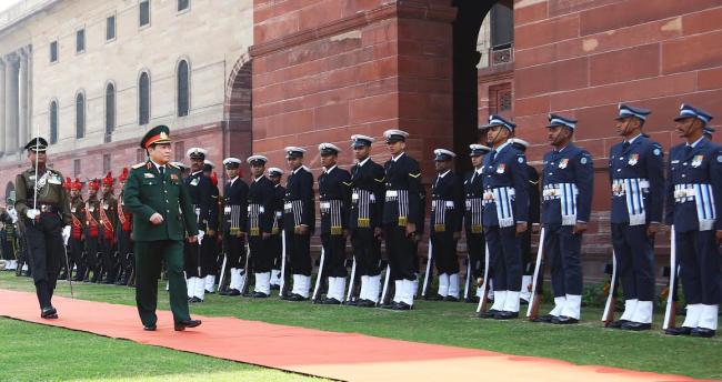 Narendra Modi arrives at the PETROTECH-2016