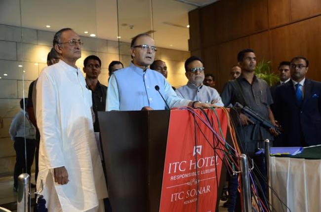  Arun Jaitley at the meeting of the Empowered Committee on GST