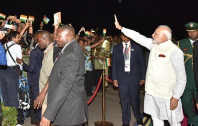Africa tour: Narendra Modi arrives in Tanzania on the third leg of his visit