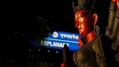 Kolkata: Durga idol of Ahiritola Sarbojanin to be kept at Esplanade Metro Station