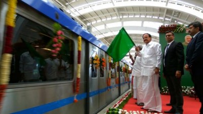 Chennai metro rail:Airport to Little Mount route inaugurated 