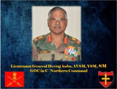 Northern Army commander meets Governor Vohra at Raj Bhavan in Jammu