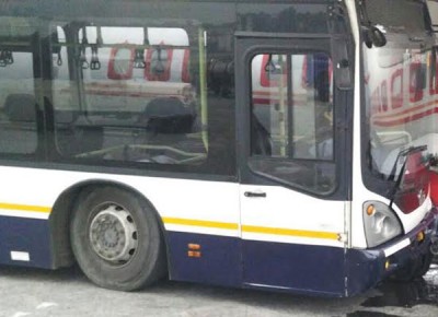 West Bengal: Foggy weather leads to bus accident, 40 hurt