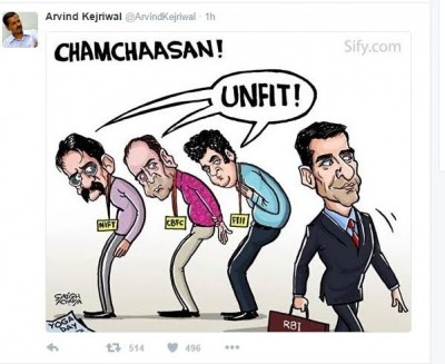 Kejriwal tweet pictures, takes subtle jab at PM Modi