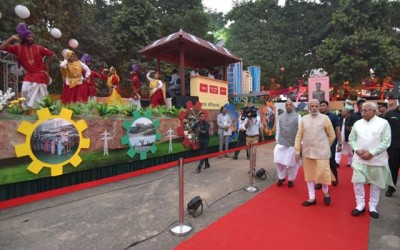 PM Modi attends opening ceremony of Haryana Swarna Jayanti celebrations
