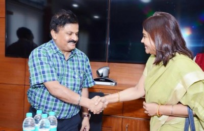 Guruprasad Mohapatra visits Mahindra World City