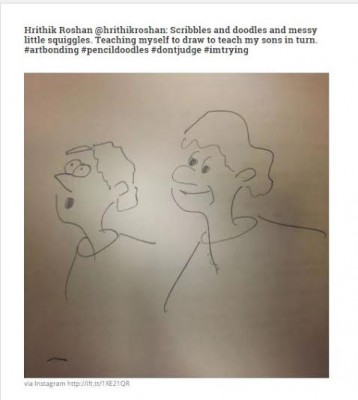 Hrithik Roshan turns teacher for his children