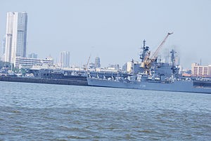 Indian warship INS Betwa slips at naval dockyard, leaves 2 sailors dead