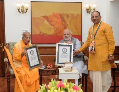  ISKCON head meets PM Modi