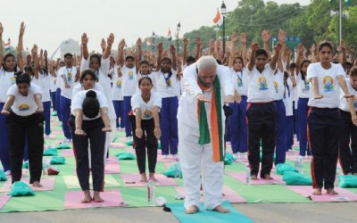 Prime Minister to lead the world in celebrating the Second International Day of Yoga on June 21 