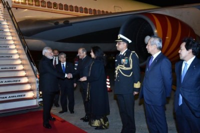 Modi arrives in Japan, eyes economic boost