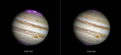 Solar storms ignite X-ray "Northern Lights" on Jupiter