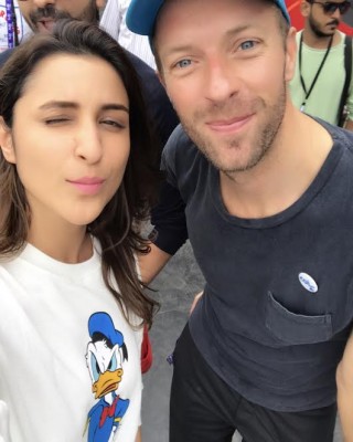 Parineeti Chopra poses with Chris Martin, preps to host Global Citizen Mega Event 