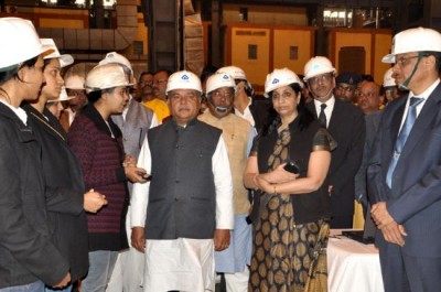  Tomar visits Bokaro Steel Plant 