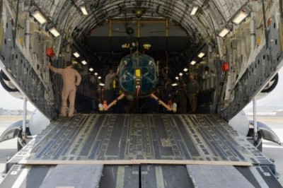 US delivers four new light attack copters to Afghanistan