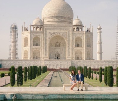 Duke,  Duchess  visit Taj Mahal