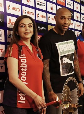Thierry Henry visits Kolkata