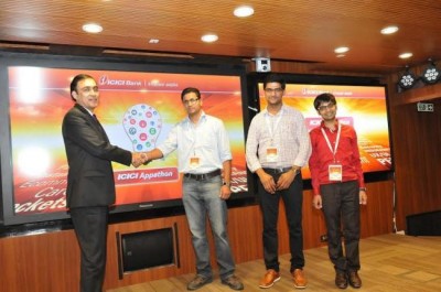 ICICI Bank announces winners of â€˜ICICI Appathonâ€™, its mobile app development challenge