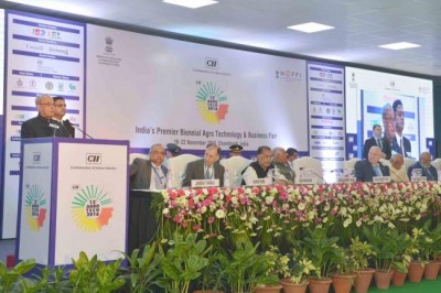 Pranab Mukherjee inaugurates 12th edition of CII Agro Tech 2016