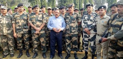 Jitendra Singh exchanges Diwali greetings with BSF 