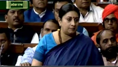 Parliament adjourned after opposition ruckus over Smriti comment continues