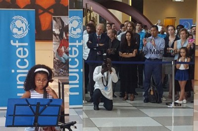 New UN exhibit highlights need to fill in â€˜blank spacesâ€™ for child-related data