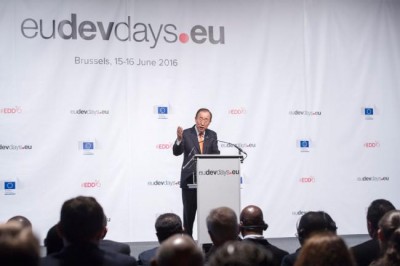 In Brussels, Ban urges EU Member States to meet development assistance targets