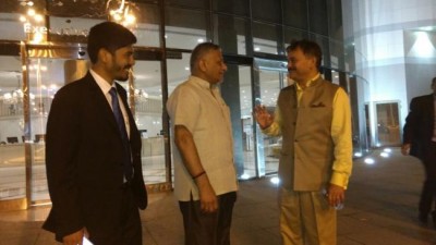 VK Singh arrives in Saudi Arabia